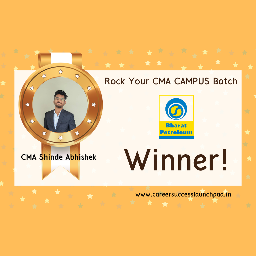 CMA fresher placement success story 59 | Career Success Launchpad