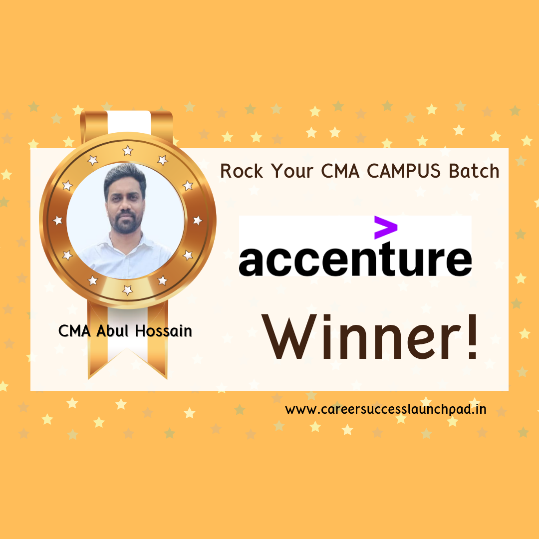 CMA fresher placement success story 55 | Career Success Launchpad