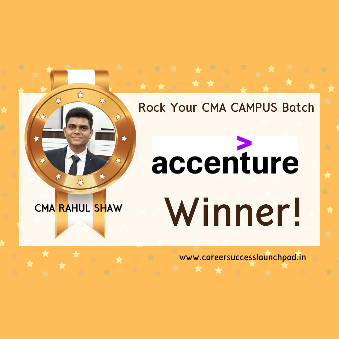 CMA fresher placement success story 66 | Career Success Launchpad