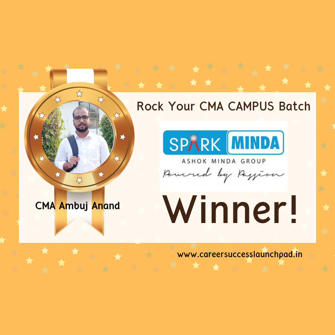 CMA fresher placement success story 67 | Career Success Launchpad